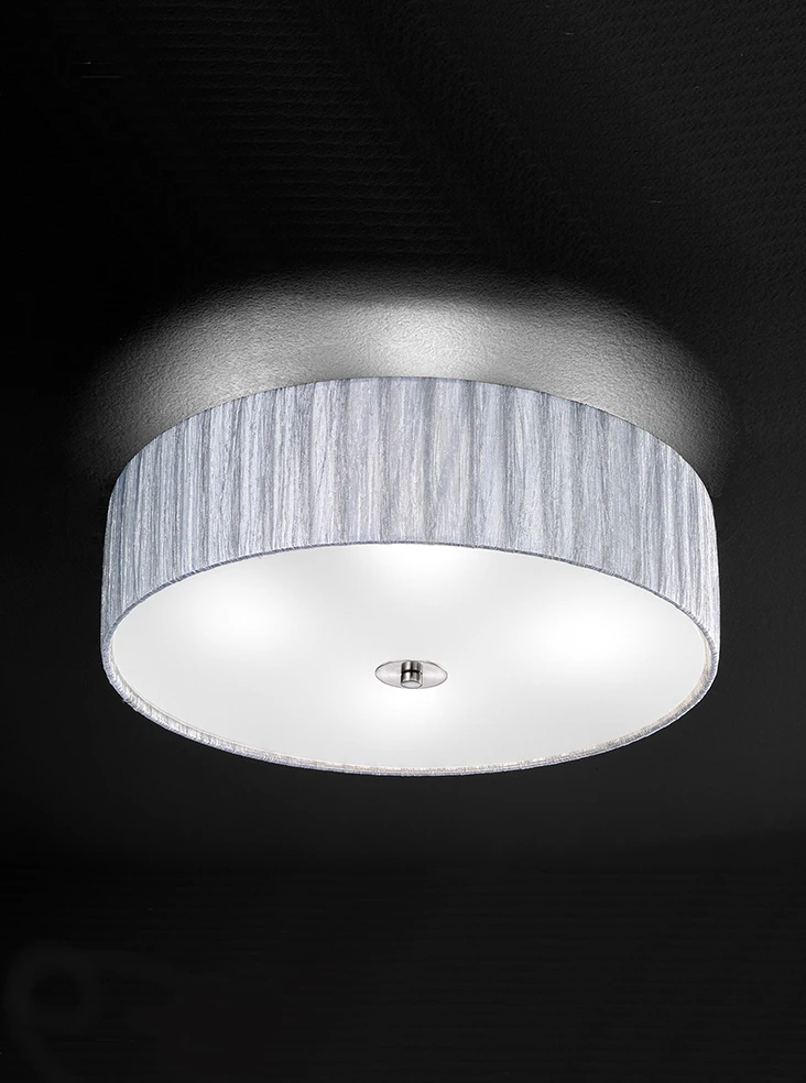 4 Light Satin Nickel Flush Ceiling Light | Washington Lighting and Interiors 4 Light Satin Nickel Flush Ceiling Light | Washington Lighting and Interiors