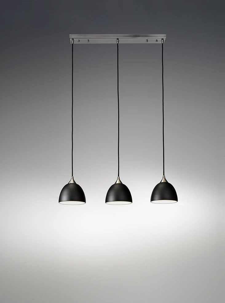 Pendant with 3 Blackgold Glasses | Washington Lighting and Interiors Pendant with 3 Blackgold Glasses | Washington Lighting and Interiors
