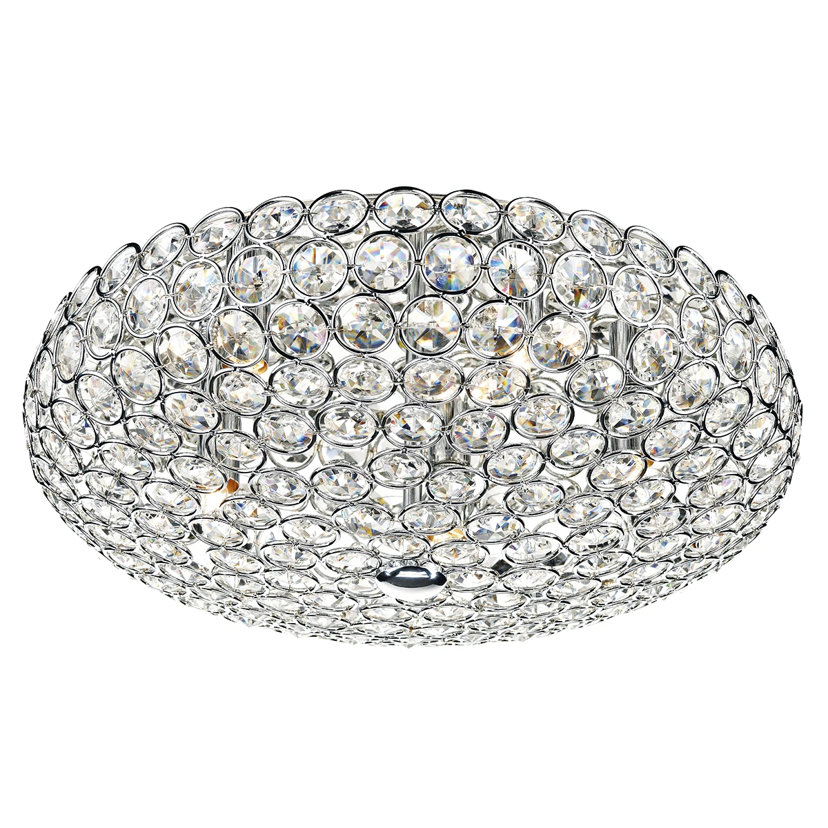Contemporary 5 Light Crystal Ceiling Flush Mounted | Washington Lighting and Interiors Contemporary 5 Light Crystal Ceiling Flush Mounted | Washington Lighting and Interiors