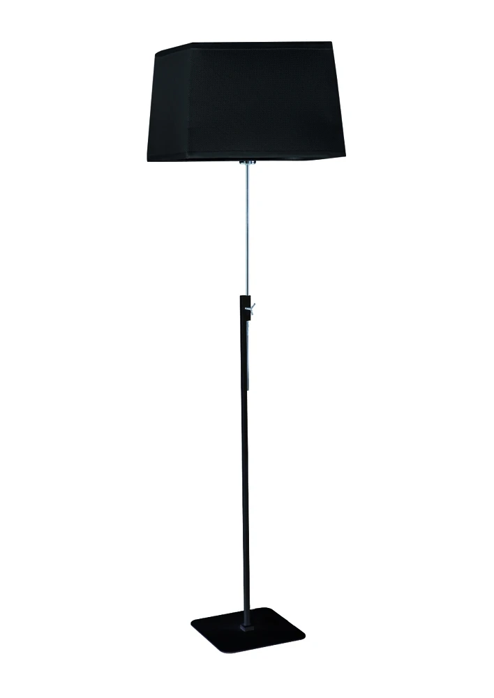 Black and Chrome Telescopic Floor Light Without Shade | Washington Lighting and Interiors Black and Chrome Telescopic Floor Light Without Shade | Washington Lighting and Interiors