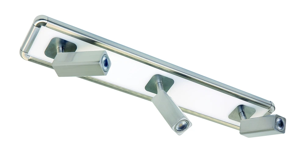 3 Head Led 4000k Ceilingwall in Satin Nickel | Washington Lighting and Interiors 3 Head Led 4000k Ceilingwall in Satin Nickel | Washington Lighting and Interiors