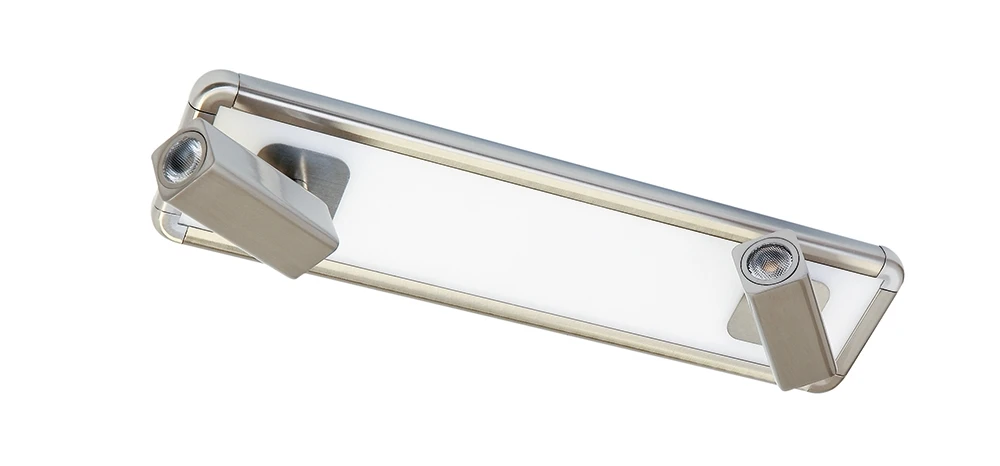 2 Head Led 4000k Ceilingwall Light in Satin Nickel | Washington Lighting and Interiors 2 Head Led 4000k Ceilingwall Light in Satin Nickel | Washington Lighting and Interiors