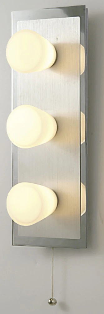 Ip44 Cone Wall Lamp Pull-cord Chrome & Aluminiumglass | Washington Lighting and Interiors Ip44 Cone Wall Lamp Pull cord Chrome & Aluminiumglass | Washington Lighting and Interiors