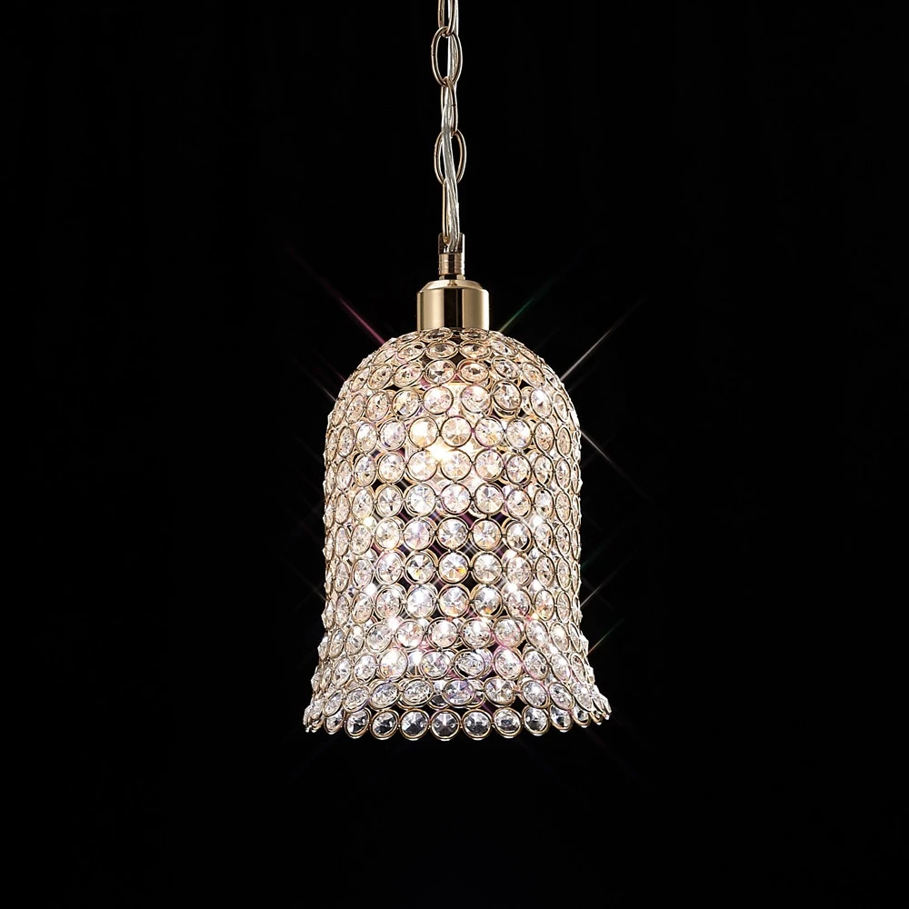 Bell Shade Non-electric French Goldcrystal | Washington Lighting and Interiors Bell Shade Non electric French Goldcrystal | Washington Lighting and Interiors