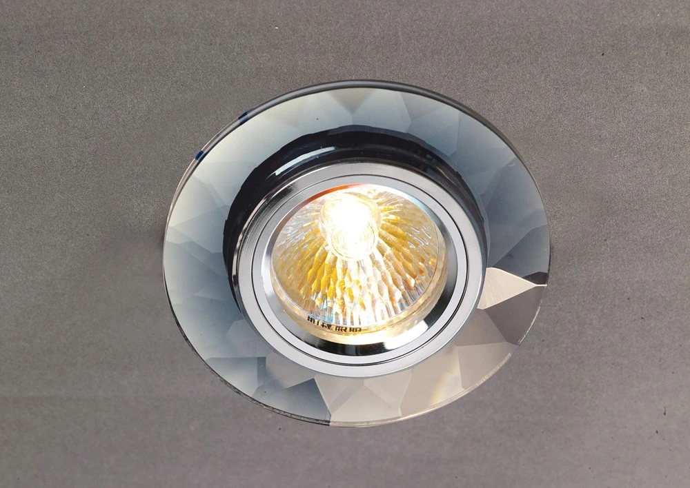 Crystal Downlight Chamfered Round Rim Only Clear | Washington Lighting and Interiors Crystal Downlight Chamfered Round Rim Only Clear | Washington Lighting and Interiors