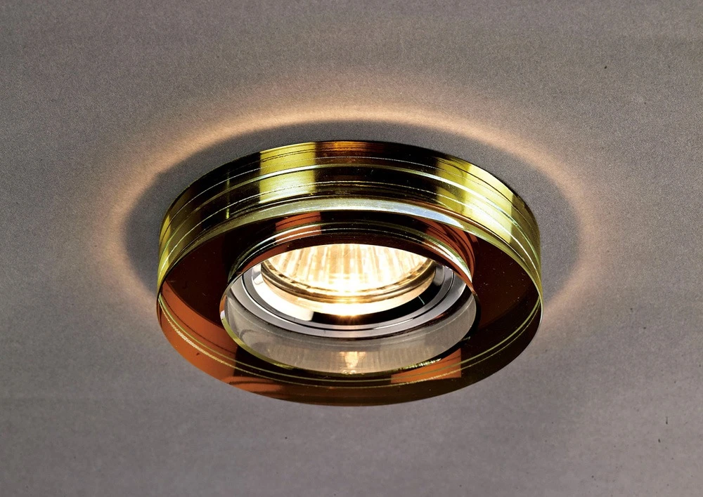 Crystal Downlight Deep Round Rim Only Bronze | Washington Lighting and Interiors Crystal Downlight Deep Round Rim Only Bronze | Washington Lighting and Interiors