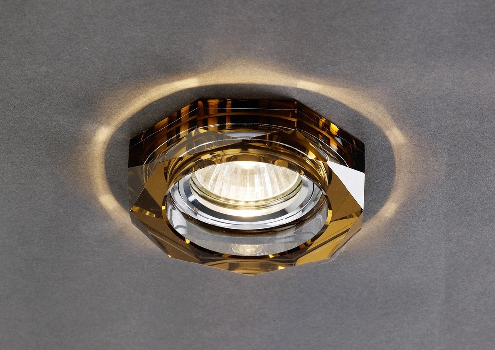 Crystal Downlight Deep Hexagonal Rim Only Bronze | Washington Lighting and Interiors Crystal Downlight Deep Hexagonal Rim Only Bronze | Washington Lighting and Interiors