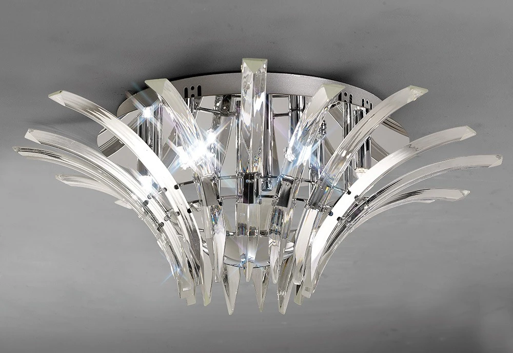 Ceiling 6 Light Polished Chrome | Washington Lighting and Interiors Ceiling 6 Light Polished Chrome | Washington Lighting and Interiors