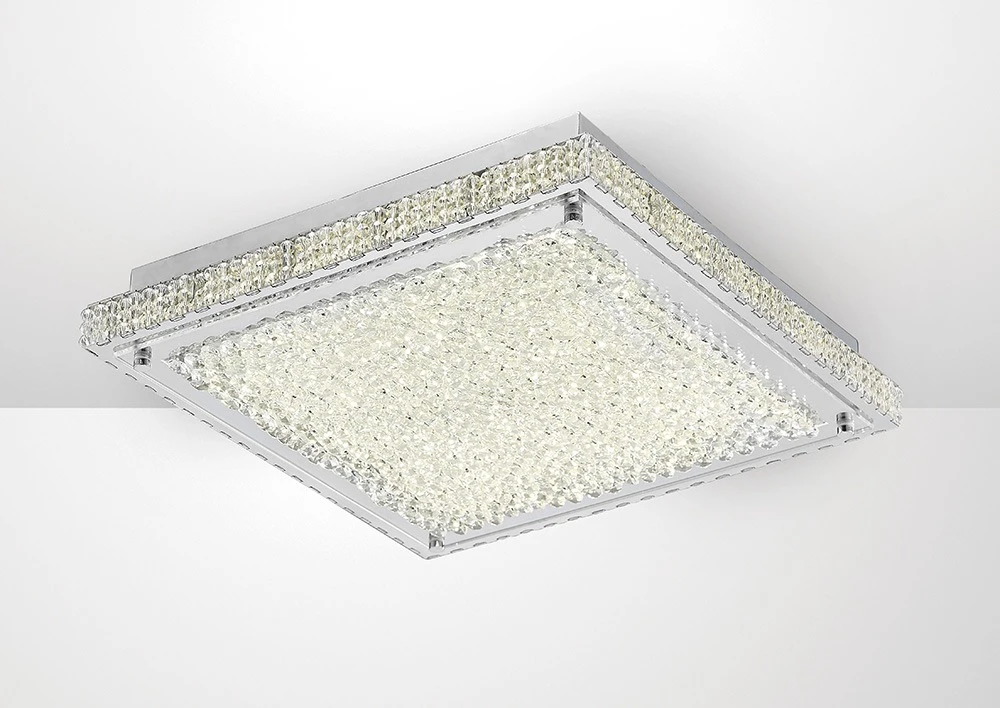Ceiling 21w 2100lm Led 4000k Stainless Steelcrystal | Washington Lighting and Interiors Ceiling 21w 2100lm Led 4000k Stainless Steelcrystal | Washington Lighting and Interiors
