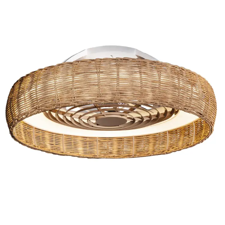 70w Led Dimmable Ceiling Light with Built-in 35w Dc Fan Cw Remote Control 3000lm Beige Rattan 5yrs Wrnty | Washington Lighting and Interiors 70w Led Dimmable Ceiling Light with Built in 35w Dc Fan Cw Remote Control 3000lm Beige Rattan 5yrs Wrnty | Washington Lighting and Interiors