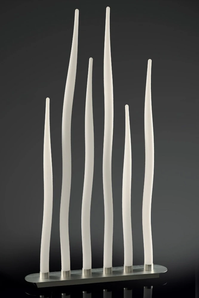 Floor Lamp 6 Light Bar Silveropal White Indoor | Washington Lighting and Interiors Floor Lamp 6 Light Bar Silveropal White Indoor | Washington Lighting and Interiors