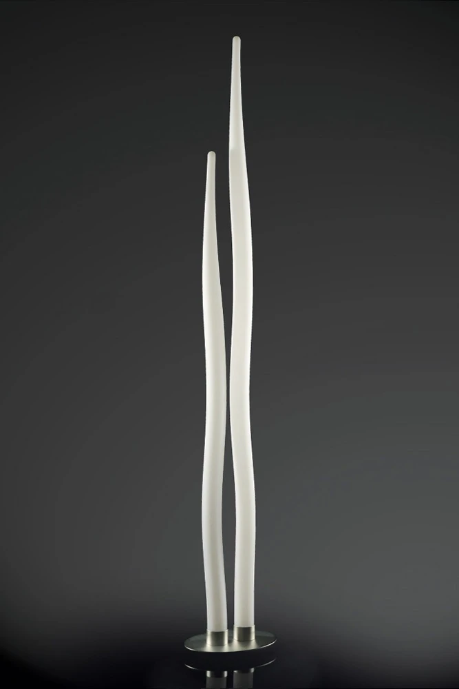 Floor Lamp 2 Light Silveropal White Outdoor Ip44 | Washington Lighting and Interiors Floor Lamp 2 Light Silveropal White Outdoor Ip44 | Washington Lighting and Interiors