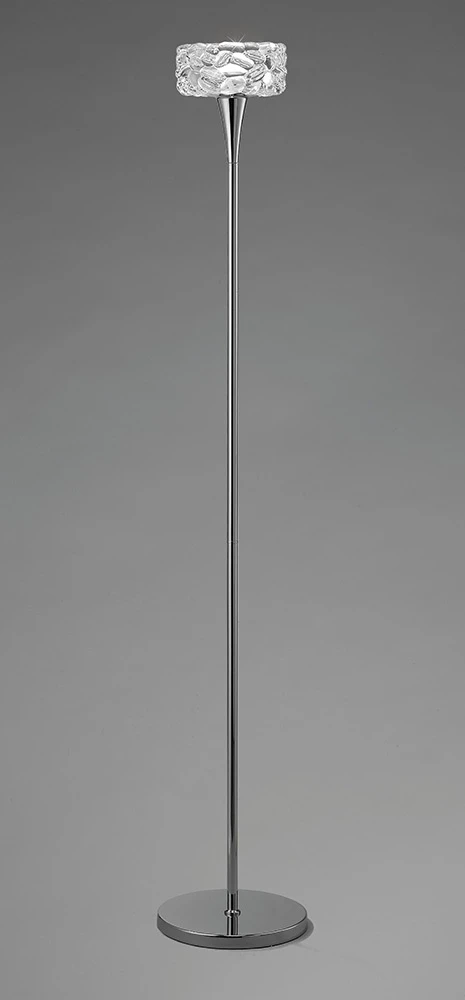 Floor Lamp 1 Light E27 Polished Chrome | Washington Lighting and Interiors Floor Lamp 1 Light E27 Polished Chrome | Washington Lighting and Interiors
