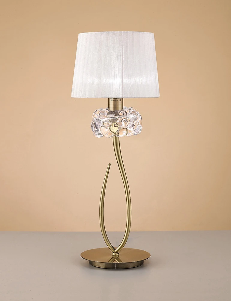 Table Lamp 1 Light E27 Big Antique Brass with Cream Shade | Washington Lighting and Interiors Table Lamp 1 Light E27 Big Antique Brass with Cream Shade | Washington Lighting and Interiors
