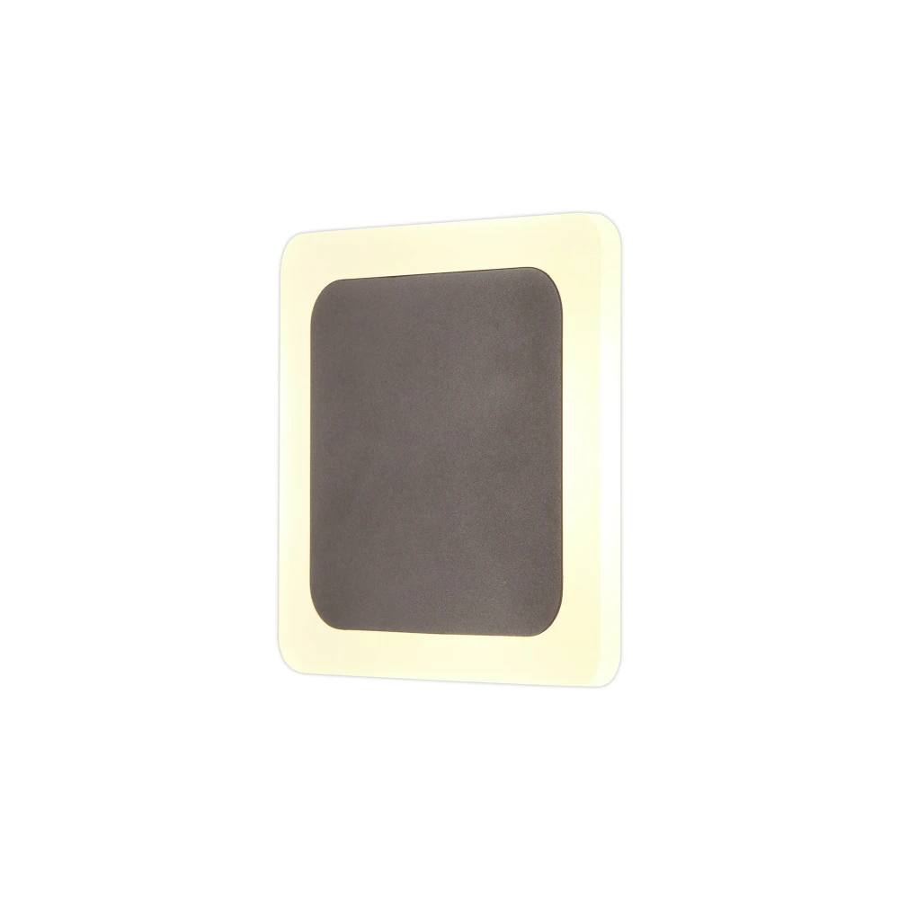 Manning Magnetic Base Wall Lamp 12w Led 3000k 498lm 1519cm Square Centre Coffeeacrylic Frosted Diffuser | Washington Lighting and Interiors Manning Magnetic Base Wall Lamp 12w Led 3000k 498lm 1519cm Square Centre Coffeeacrylic Frosted Diffuser | Washington Lighting and Interiors