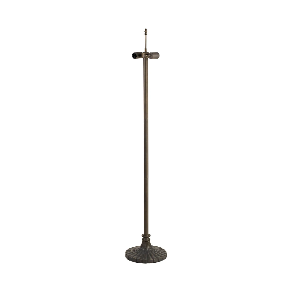 Melcrest Stepped Design Floor Lamp 2 X E27 Aged Antique Brass | Washington Lighting and Interiors Melcrest Stepped Design Floor Lamp 2 X E27 Aged Antique Brass | Washington Lighting and Interiors
