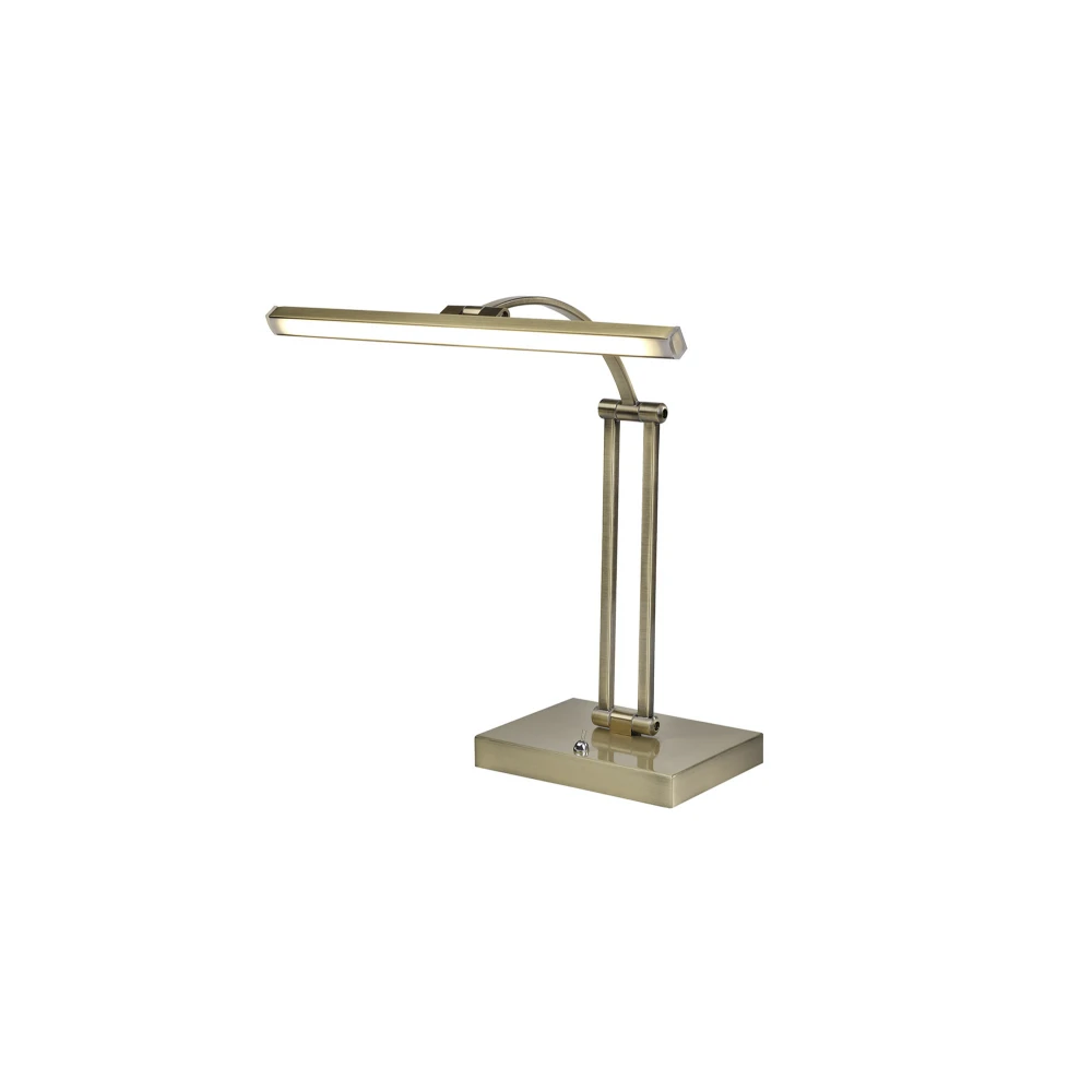 Palace 1 Arm Table Lamp 1 X 6w Led 3000k 470lm Antique Brass 3yrs Warranty | Washington Lighting and Interiors Palace 1 Arm Table Lamp 1 X 6w Led 3000k 470lm Antique Brass 3yrs Warranty | Washington Lighting and Interiors