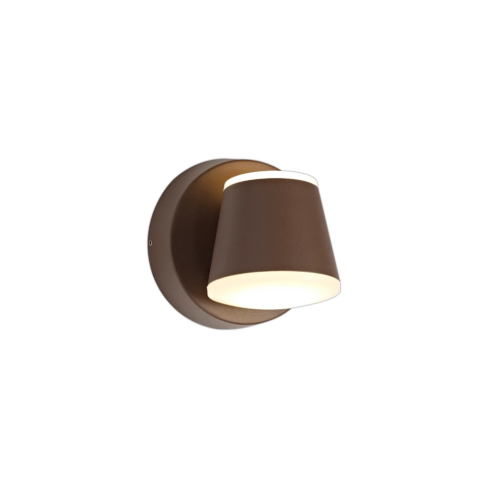 Pension Wall Lamp 2 X 6w Led 3000k 590lm Ip54 Dark Brown 3yrs Warranty | Washington Lighting and Interiors Pension Wall Lamp 2 X 6w Led 3000k 590lm Ip54 Dark Brown 3yrs Warranty | Washington Lighting and Interiors