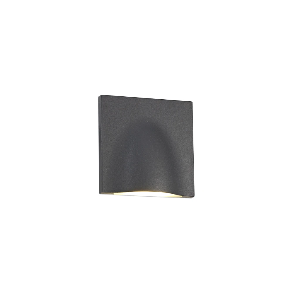 Picton Wall Lamp 1 X 6w Led 3000k 510lm Ip54 Anthracite 3yrs Warranty | Washington Lighting and Interiors Picton Wall Lamp 1 X 6w Led 3000k 510lm Ip54 Anthracite 3yrs Warranty | Washington Lighting and Interiors
