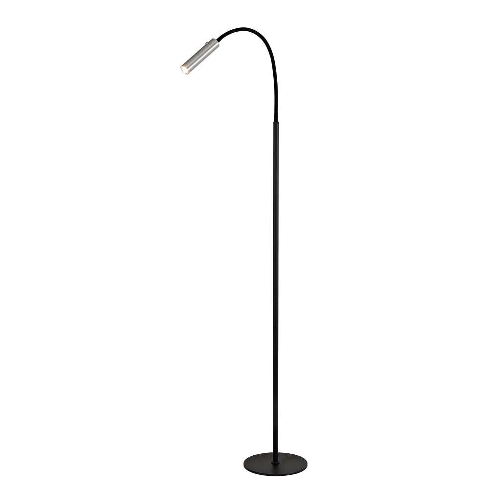 platts Floor Lamp 1 Light Adjustable Switched 1 X 7w Led 3000k 436lm Blackaluminium 3yrs Warranty | Washington Lighting and Interiors platts Floor Lamp 1 Light Adjustable Switched 1 X 7w Led 3000k 436lm Blackaluminium 3yrs Warranty | Washington Lighting and Interiors