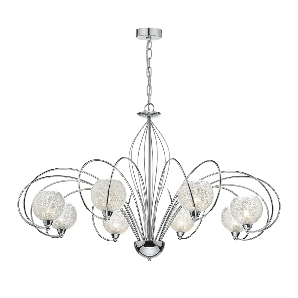 8lt Pendant Dual Mount Pol Chr | Washington Lighting and Interiors 8lt Pendant Dual Mount Pol Chr | Washington Lighting and Interiors