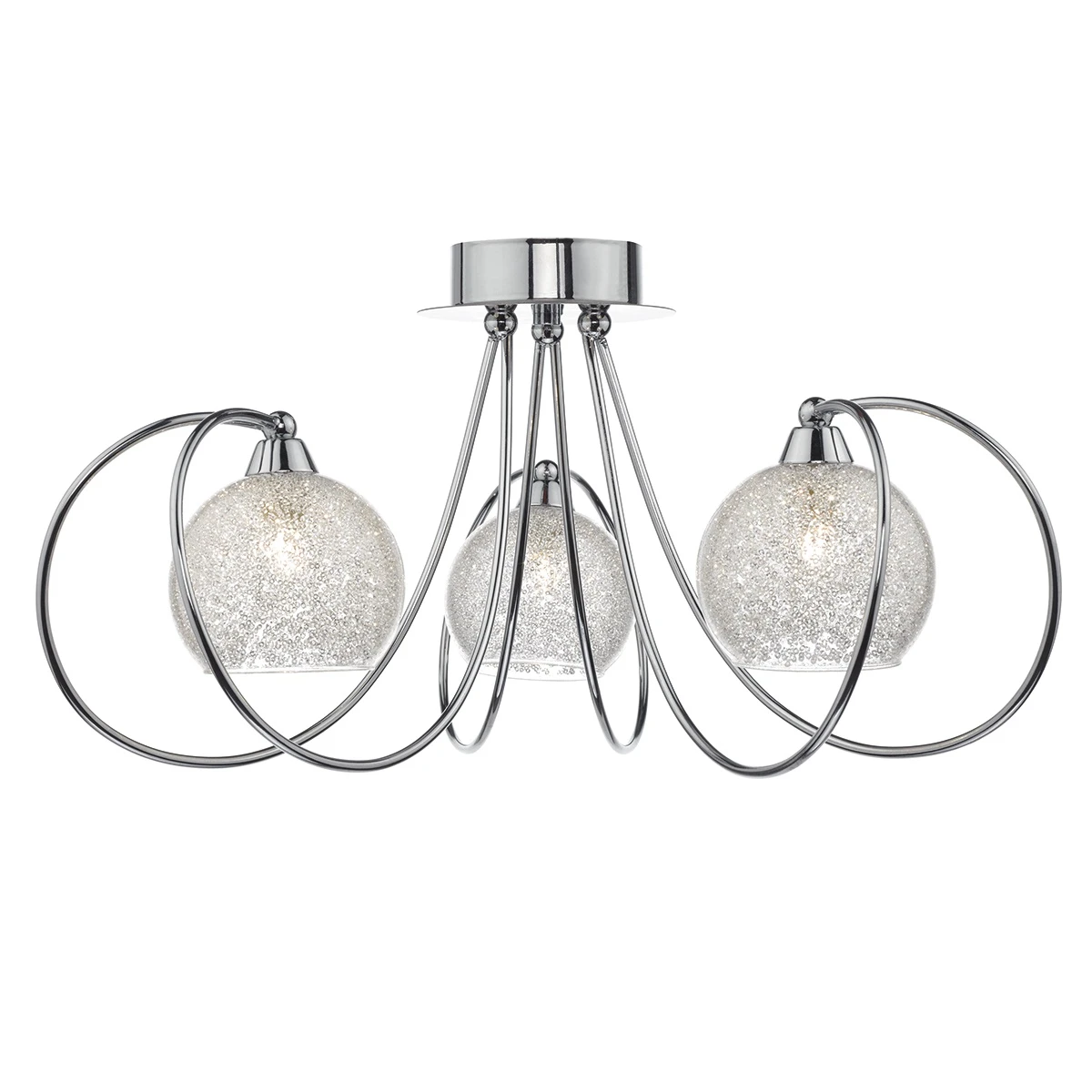 3lt Semi Flush Pol Chr | Washington Lighting and Interiors 3lt Semi Flush Pol Chr | Washington Lighting and Interiors