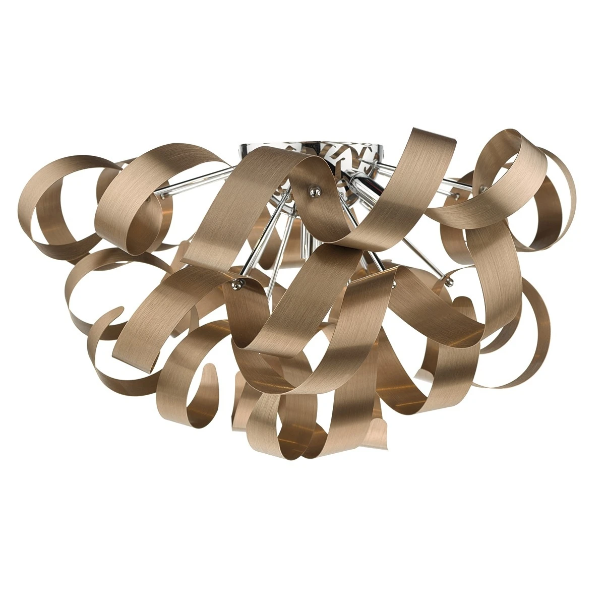5 Light Flush 60cm Brushed Copper | Washington Lighting and Interiors 5 Light Flush 60cm Brushed Copper | Washington Lighting and Interiors