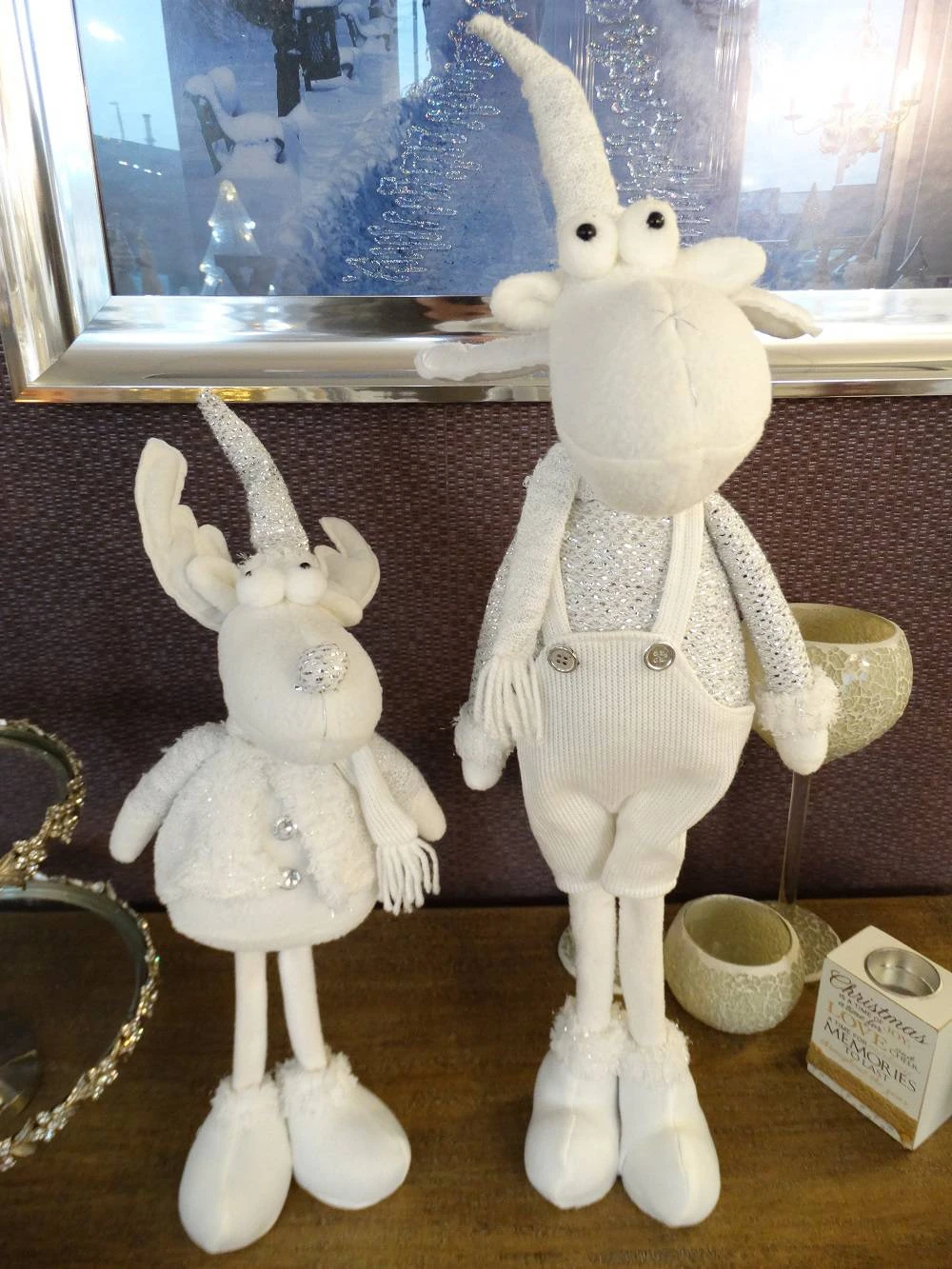 Christmas Reindeer in White - Larger | Washington Lighting and Interiors Christmas Reindeer in White Larger | Washington Lighting and Interiors