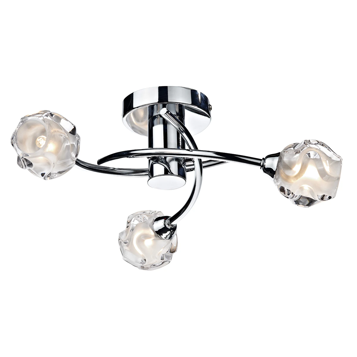 3 Light Semi-flush Polished Chrome | Washington Lighting and Interiors 3 Light Semi flush Polished Chrome | Washington Lighting and Interiors