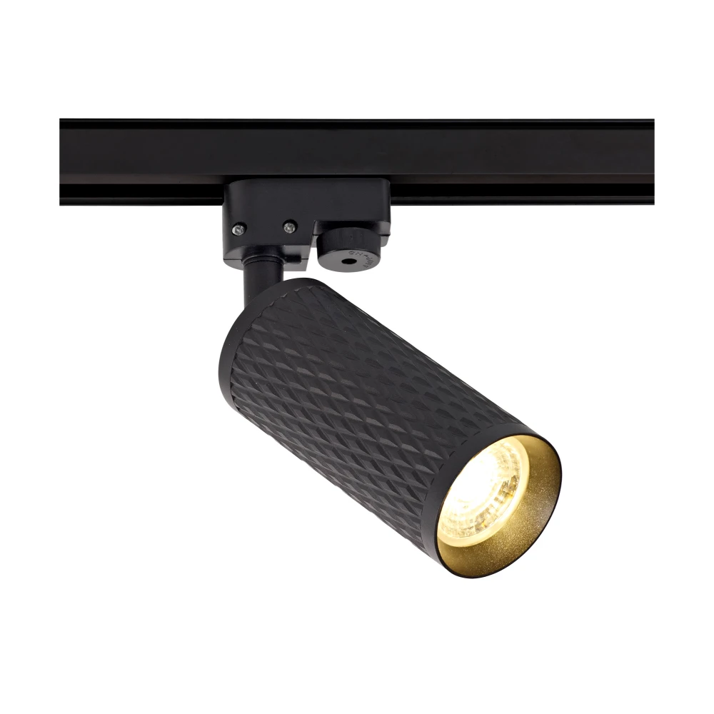 Shirl Track Spot Light 1 X Gu10 Sand Black | Washington Lighting and Interiors Shirl Track Spot Light 1 X Gu10 Sand Black | Washington Lighting and Interiors