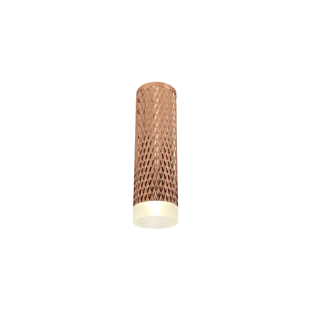 Shirl 1 Light 20cm Surface Mounted Ceiling Gu10 Rose Goldacrylic Ring | Washington Lighting and Interiors Shirl 1 Light 20cm Surface Mounted Ceiling Gu10 Rose Goldacrylic Ring | Washington Lighting and Interiors