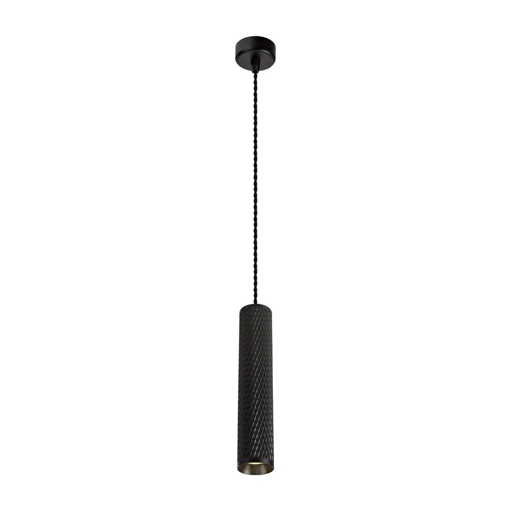 Shirl 1 Light 30cm Pendant Light Gu10 Sand Black | Washington Lighting and Interiors Shirl 1 Light 30cm Pendant Light Gu10 Sand Black | Washington Lighting and Interiors