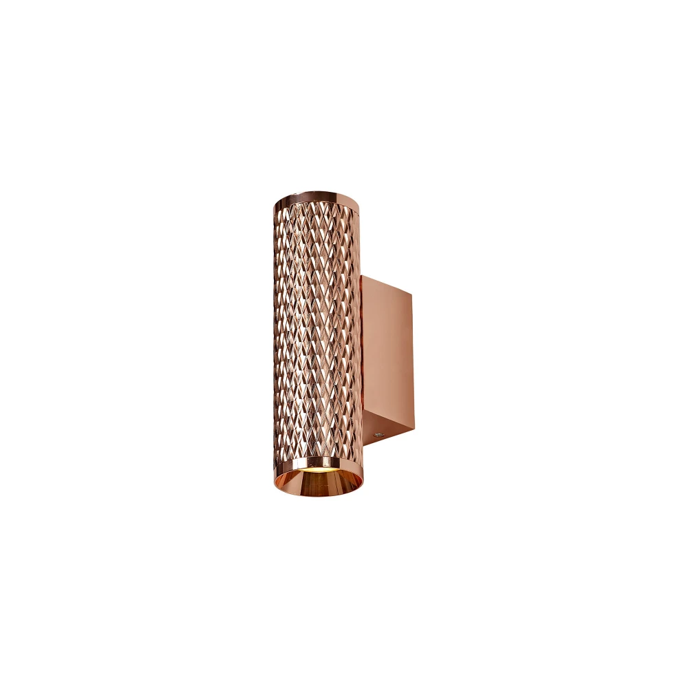 Shirl Wall Lamp 2 X Gu10 Rose Gold | Washington Lighting and Interiors Shirl Wall Lamp 2 X Gu10 Rose Gold | Washington Lighting and Interiors