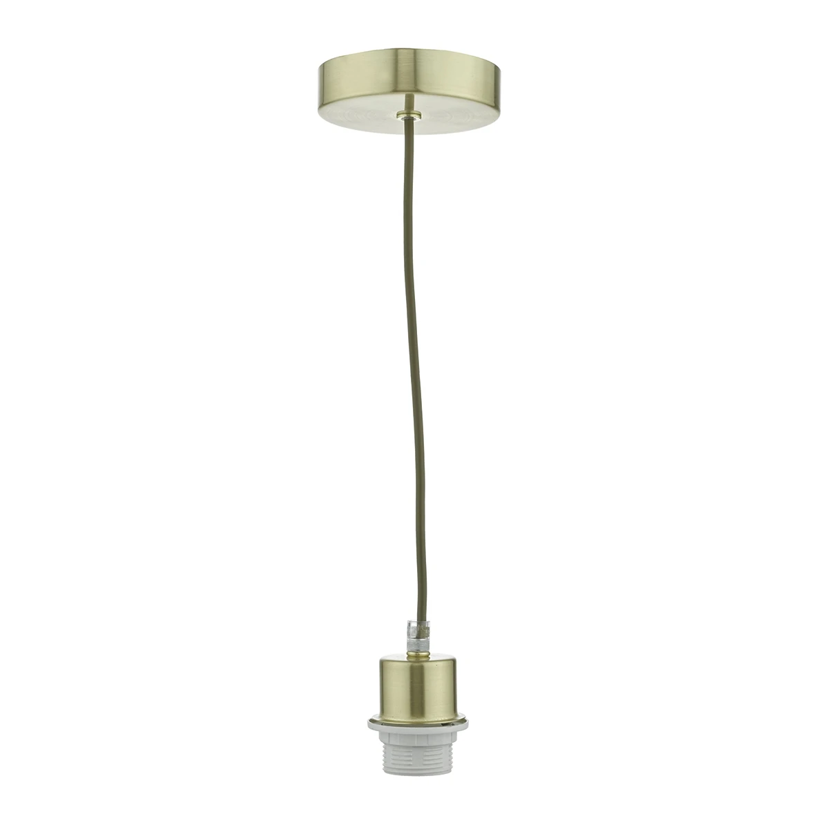 1 Light Satin Brass E27 Suspension Clear Cable | Washington Lighting and Interiors 1 Light Satin Brass E27 Suspension Clear Cable | Washington Lighting and Interiors