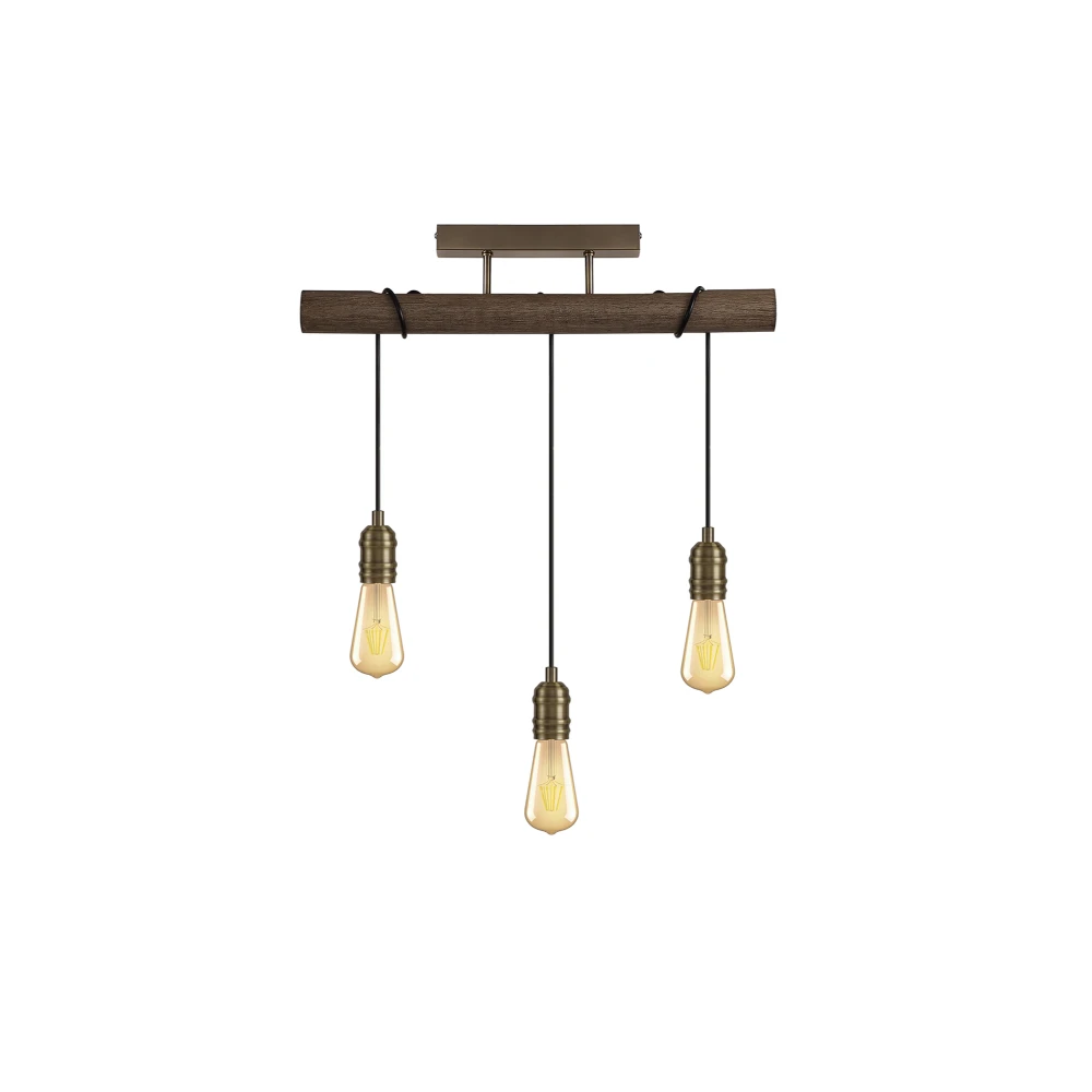 Taplow Flush Ceiling 3 X E27 Medium Oakantique Brass | Washington Lighting and Interiors Taplow Flush Ceiling 3 X E27 Medium Oakantique Brass | Washington Lighting and Interiors