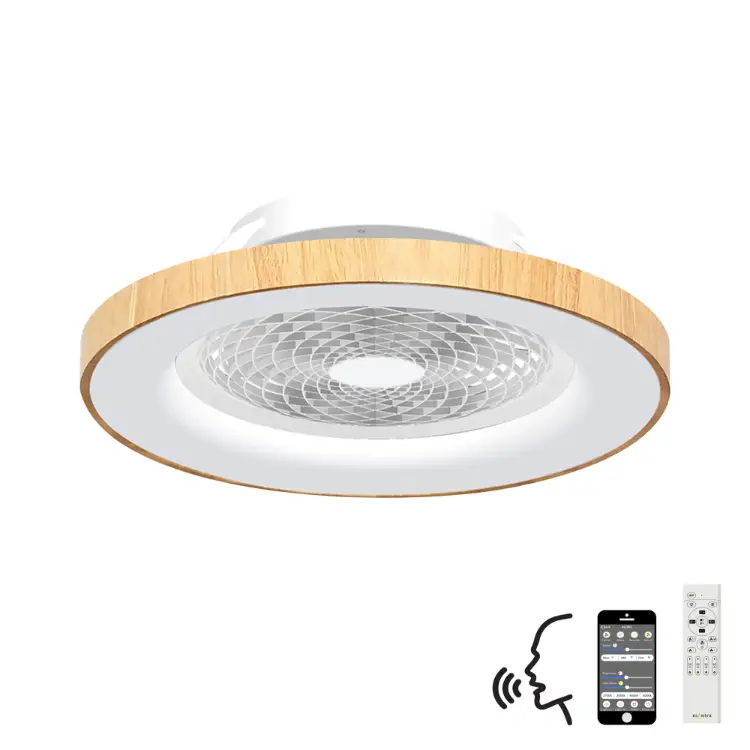 70w Led Dimmable Ceiling Light with Built-in 35w Dc Fan Cw Remote App Alexa & Google Voice Control 3900lm Wood Effectwhite 5yrs Wrnty | Washington Lighting and Interiors 70w Led Dimmable Ceiling Light with Built in 35w Dc Fan Cw Remote App Alexa & Google Voice Control 3900lm Wood Effectwhite 5yrs Wrnty | Washington Lighting and Interiors