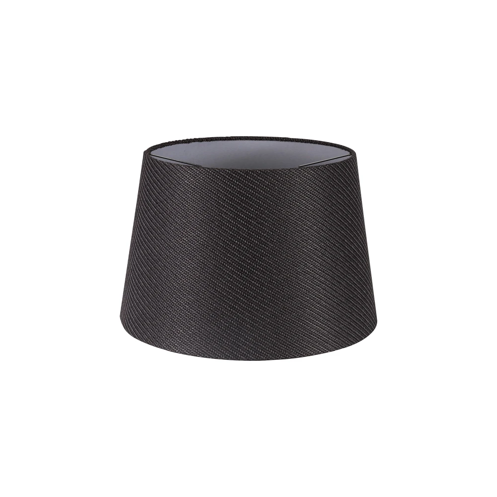 Vermont Round 320400 X 260mm Fabric Shade Charcoal Greywhite Laminate | Washington Lighting and Interiors Vermont Round 320400 X 260mm Fabric Shade Charcoal Greywhite Laminate | Washington Lighting and Interiors