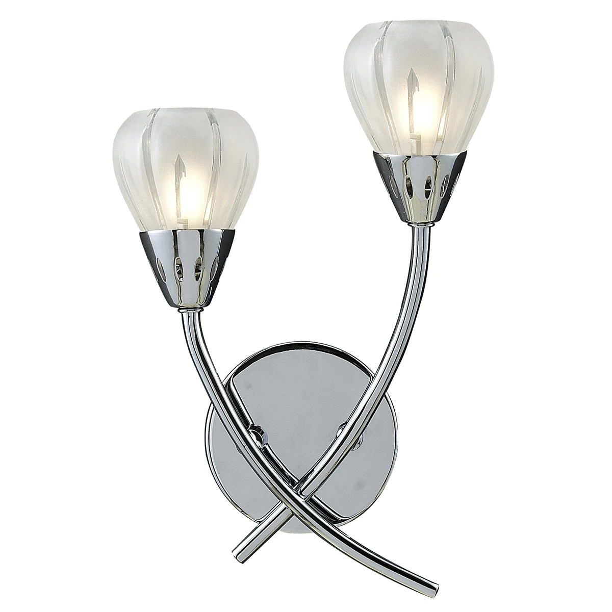 Double Wall Bracket Polished Chrome Finish | Washington Lighting and Interiors Double Wall Bracket Polished Chrome Finish | Washington Lighting and Interiors