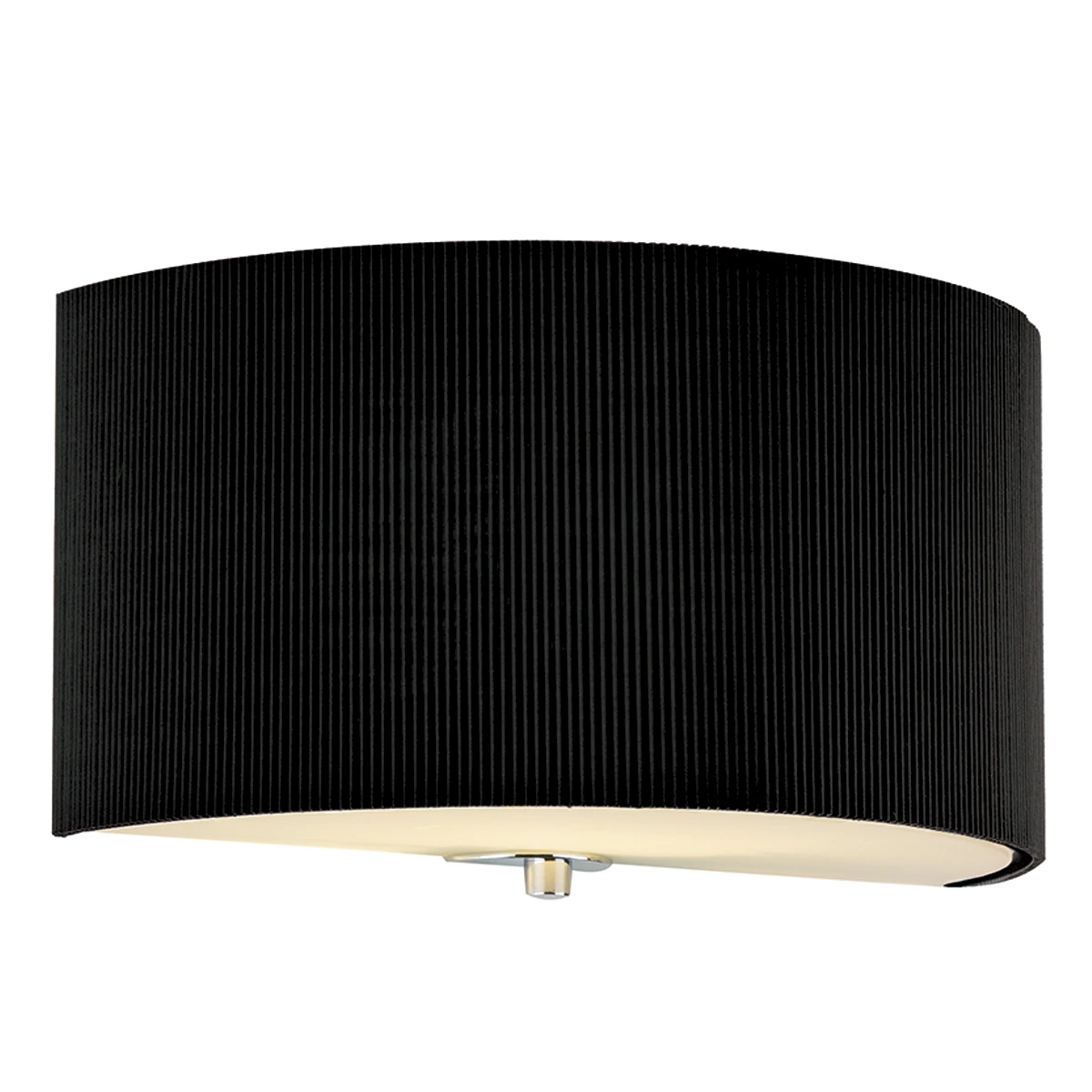 Black Cotton Micro Pleat Wall Light | Washington Lighting and Interiors Black Cotton Micro Pleat Wall Light | Washington Lighting and Interiors
